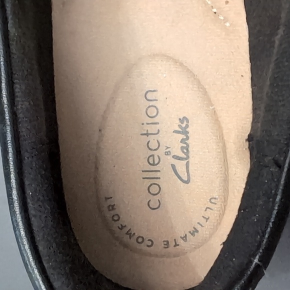 Collection By Clarks Womans Black Braidshoe Loafer Slip-on Shoes,Size 9.5 M. - Picture 8 of 9